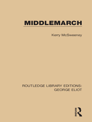 cover image of Middlemarch